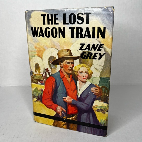 The Lost Wagon Train by Zane Grey Harper & Brothers Western Hardback 1936 - Picture 11 of 11